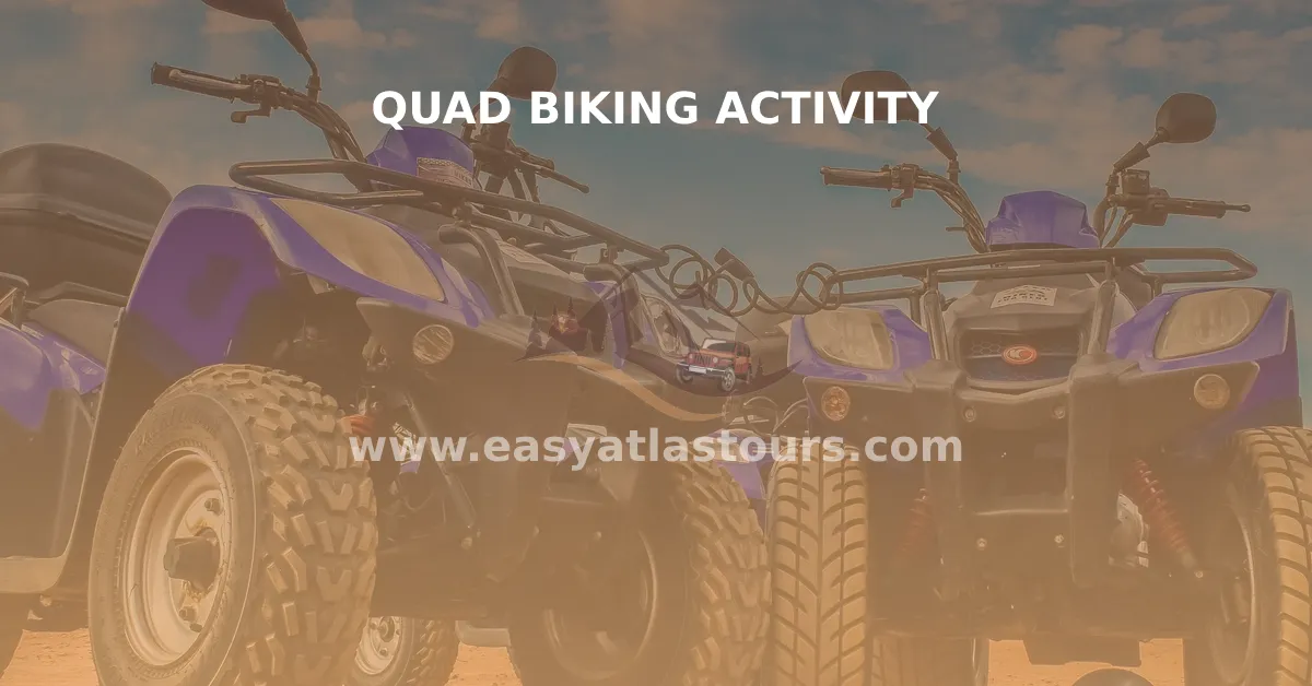 Quad Biking Activity In Morocco